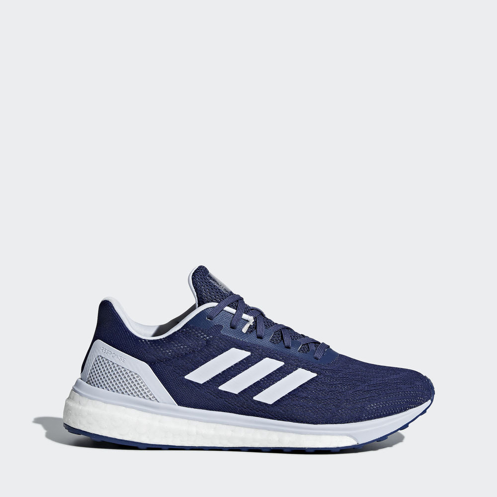 Adidas Response - παπουτσια για τρεξιμο γυναικεια - Μαυρα/Μπλε/Ασπρα,Μέγεθος: EU 36 – 54 2/3 (575MVY